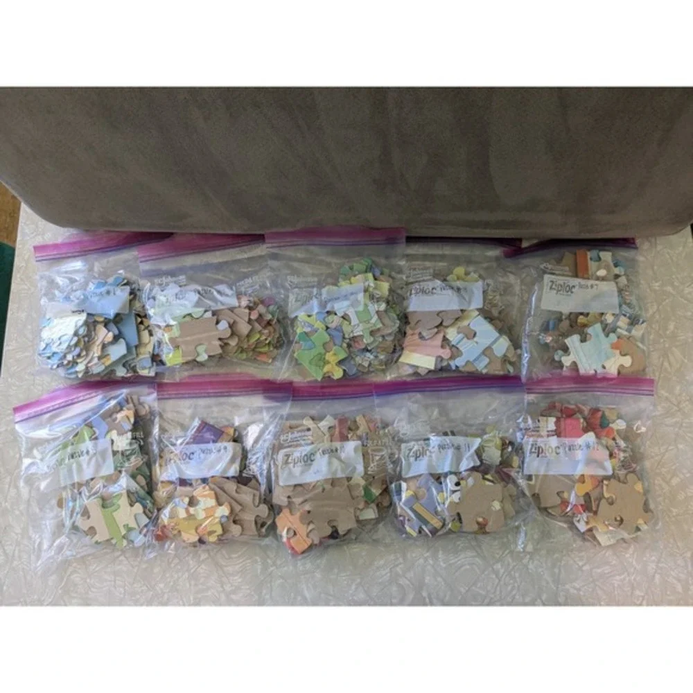 Bluey Puzzle Pack - Ten 48 Piece Jigsaw Puzzles‎